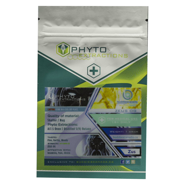 Phyto – Zeus OG – 1g or 7g | BC Weed Edible Canada Phyto – Zeus OG – 1g or 7g | BC Weed Edible Canada