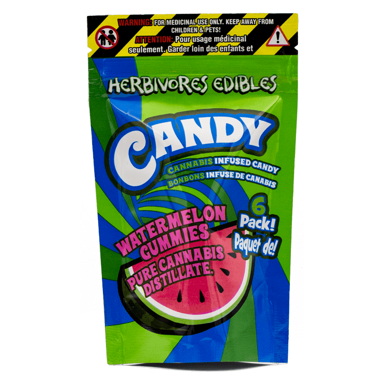 Herbivores Edibles – Watermelon Gummies | BC Weed Edible Canada Herbivores Edibles – Watermelon Gummies | BC Weed Edible Canada