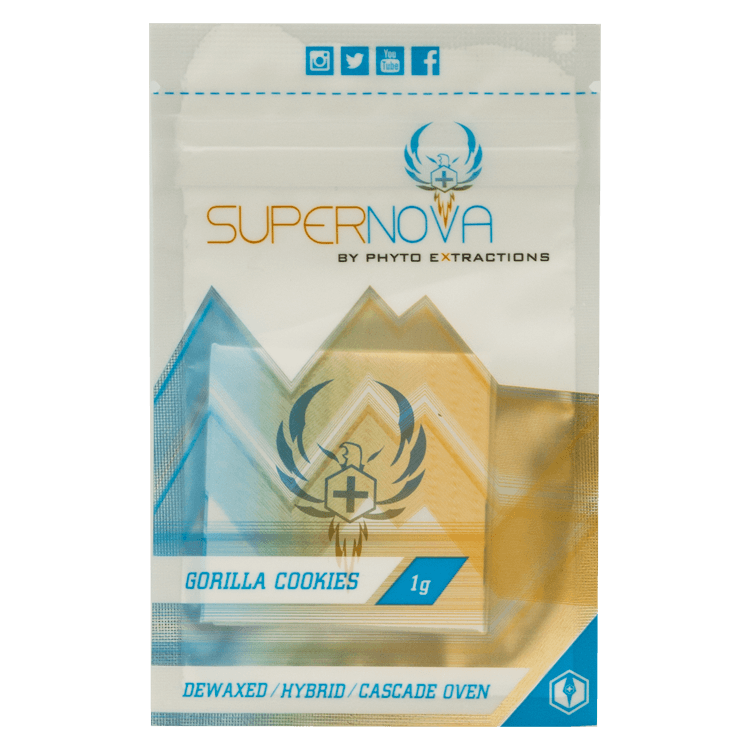 Supernova – Gorilla Cookies – 1g or 7g | BC Weed Edible Canada