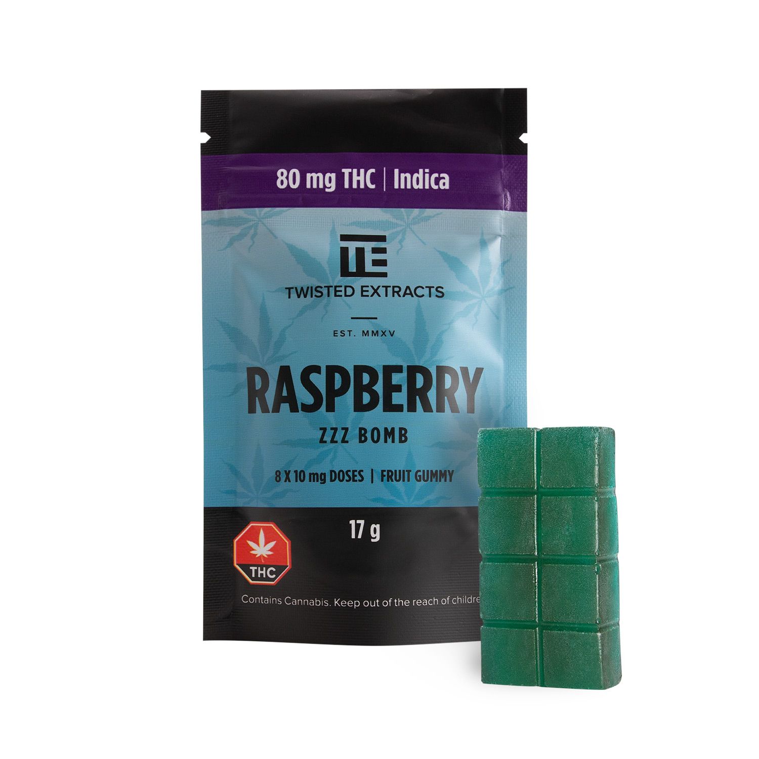 Twisted Extracts – Blue Raspberry – Zzz Bombs | BC Weed Edible Canada Twisted Extracts – Blue Raspberry – Zzz Bombs | BC Weed Edible Canada