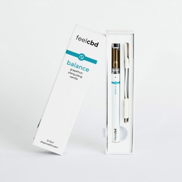 FeelCBD – Balance – Dispsable CBD Vape Pen 0.5ml | BC Weed Edible Canada FeelCBD – Balance – Dispsable CBD Vape Pen 0.5ml | BC Weed Edible Canada