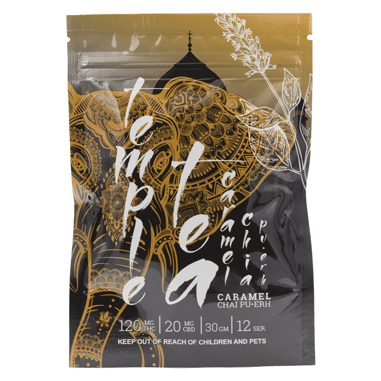 Temple Tea – Caramel Chai Pu-Erh 120mg THC | BC Weed Edible Canada Temple Tea – Caramel Chai Pu-Erh 120mg THC | BC Weed Edible Canada