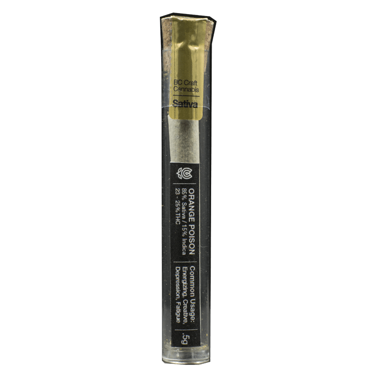 Flowerpwr – Pre-Roll – Orange Poison – 1g or 0.5g | BC Weed Edible Canada Flowerpwr – Pre-Roll – Orange Poison – 1g or 0.5g | BC Weed Edible Canada