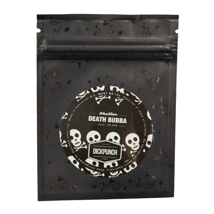 Dickpunch Extracts – Death Bubba (Indica) – 1g | BC Weed Edible Canada Dickpunch Extracts – Death Bubba (Indica) – 1g | BC Weed Edible Canada