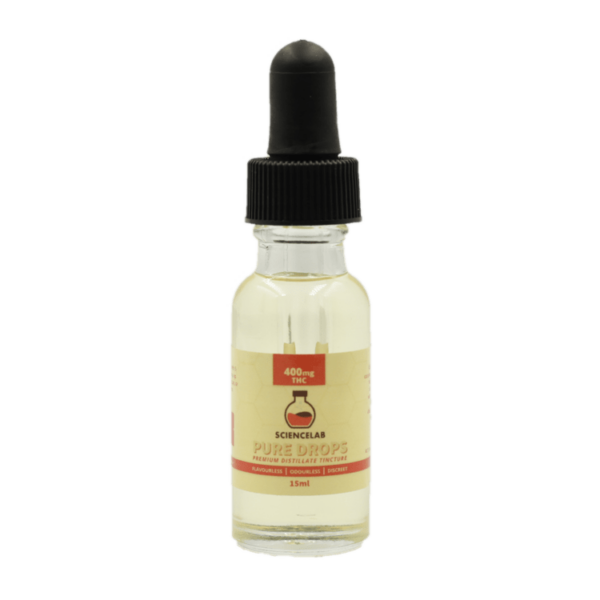 Sciencelab – Pure Drops – Premium Distillate Tincture – 400mg THC | BC Weed Edible Canada