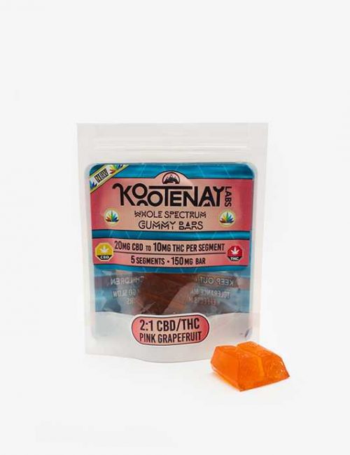 Kootenay Labs – 5 Segment Bar – Pink Grapefruit (20mgCBD/10mgTHC) – 150mg | BC Weed Edible Canada Kootenay Labs – 5 Segment Bar – Pink Grapefruit (20mgCBD/10mgTHC) – 150mg | BC Weed Edible Canada