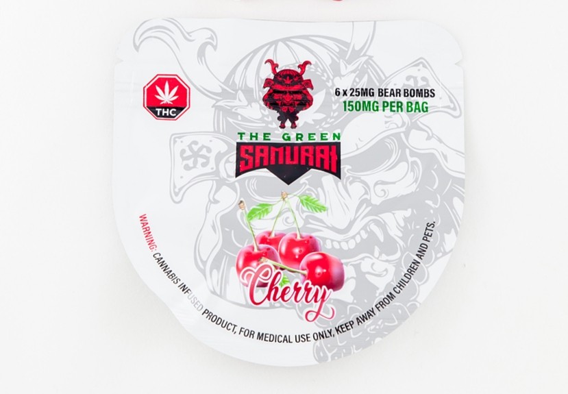 The Green Samurai – Cherry Gummies – 150mg | BC Weed Edible Canada The Green Samurai – Cherry Gummies – 150mg | BC Weed Edible Canada