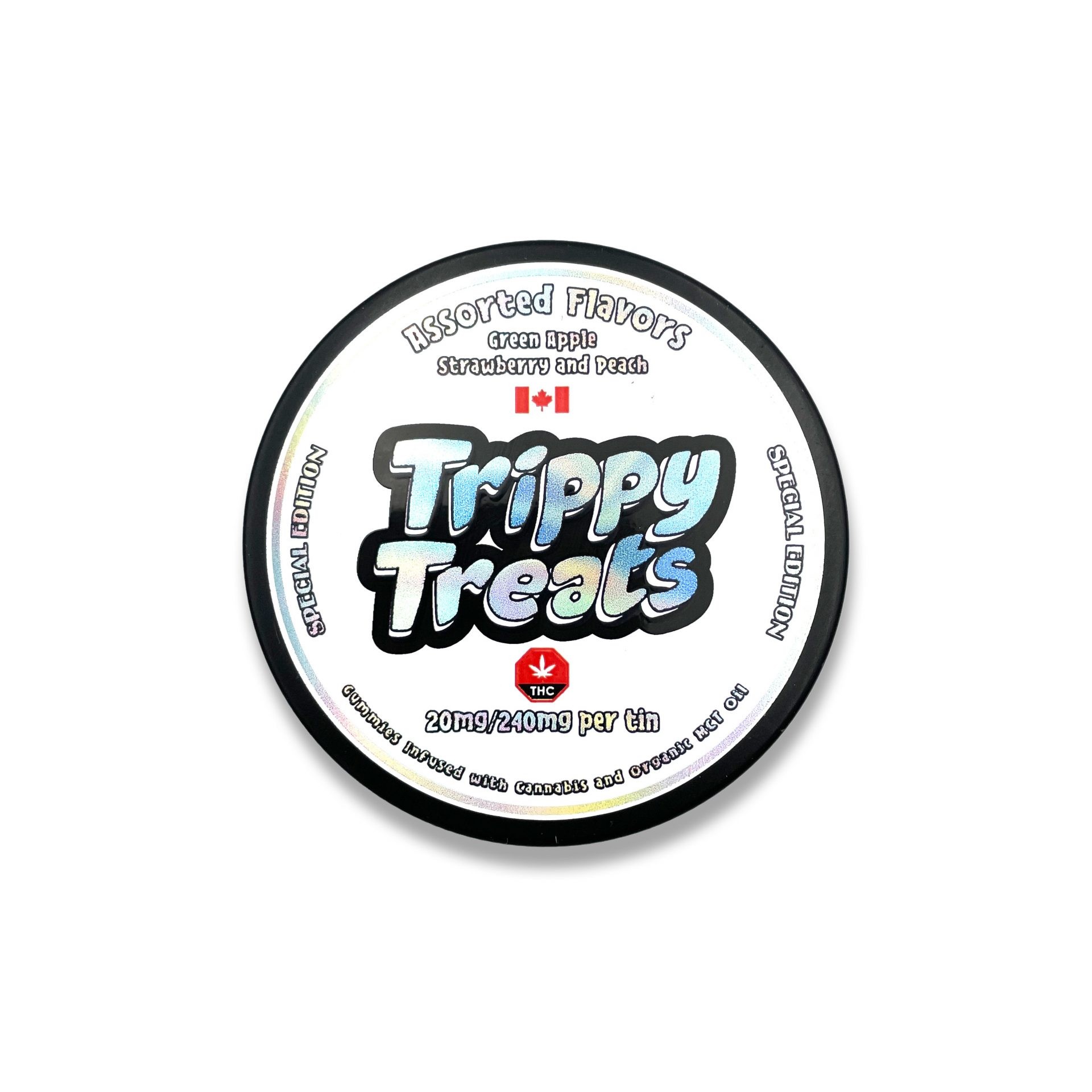 Trippy Treats – Assorted Flavour Gummies – 400mg THC | BC Weed Edible Canada
