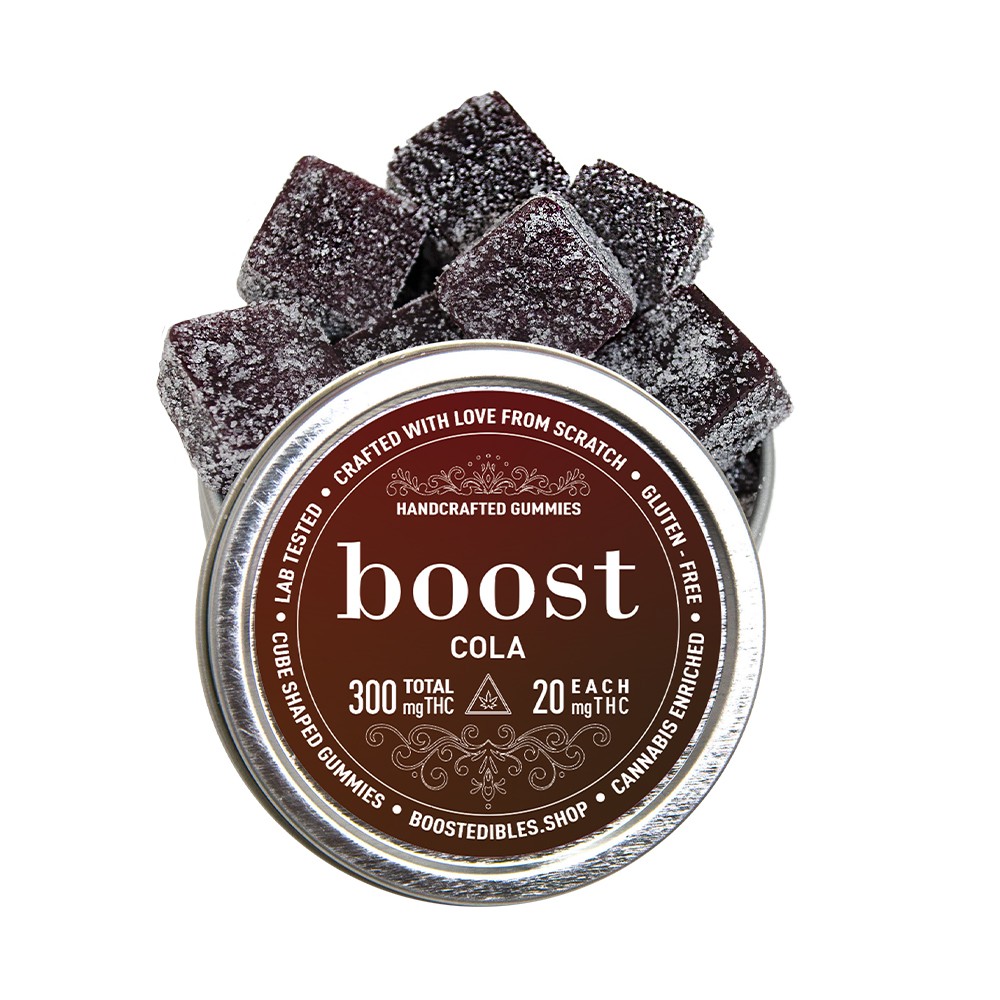 Boost – THC Cola Gummies – 150mg | BC Weed Edible Canada Boost – THC Cola Gummies – 150mg | BC Weed Edible Canada