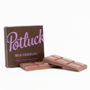 Potluck – Infused Chocolate – Milk Chocolate – 300mg THC | BC Weed Edible Canada Potluck – Infused Chocolate – Milk Chocolate – 300mg THC | BC Weed Edible Canada