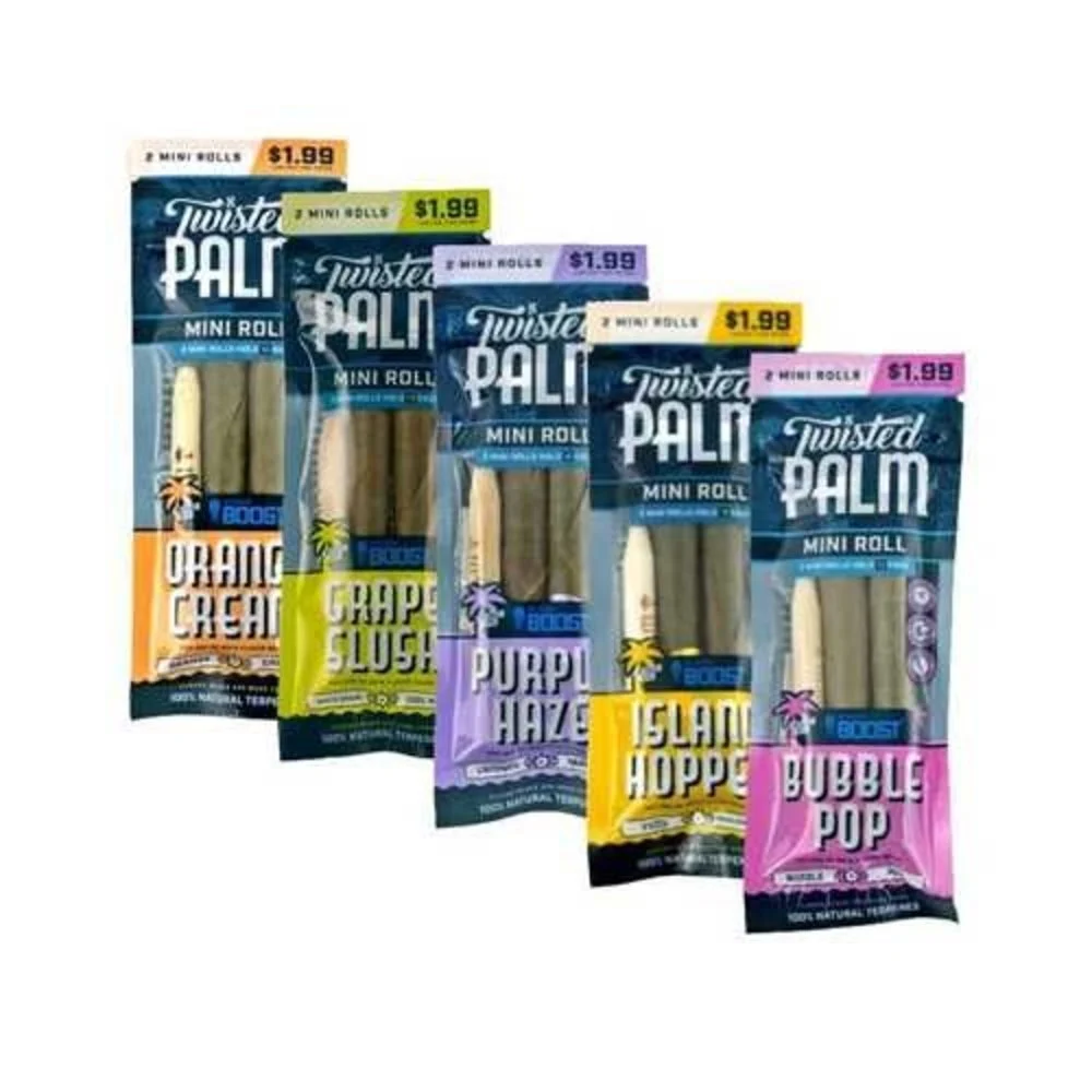 Twisted Palm Mini Rolls – Variety Flavours | BC Weed Edible Canada